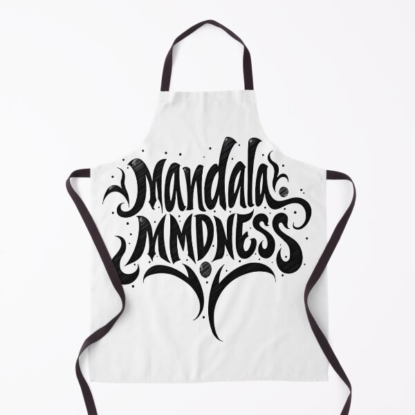 Item preview, MANDALA MADNESS - Bold Black Ink Lettering designed and sold by Qubivibe.