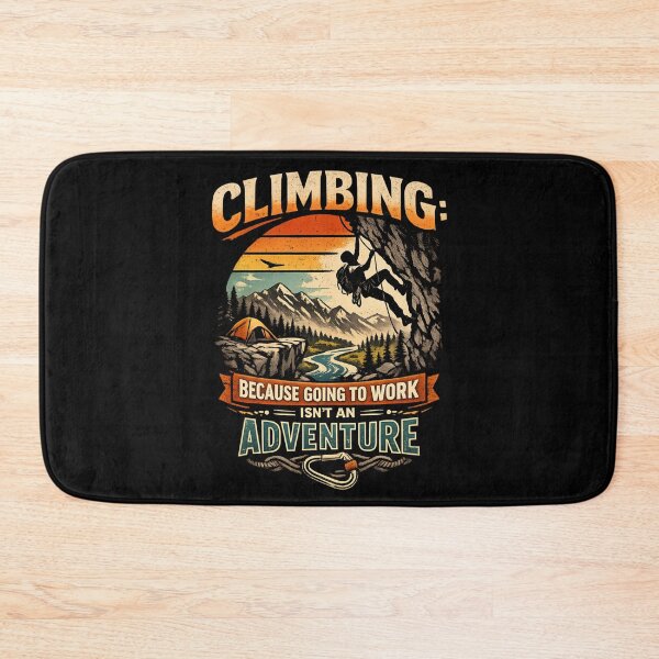 Item preview, Climbing Adventure - Vintage Mountain climber designed and sold by SidTastic .