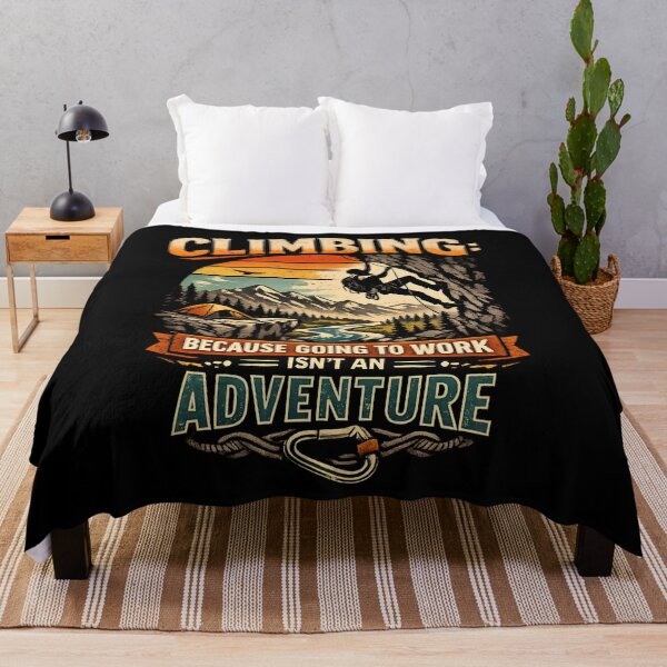 Item preview, Climbing Adventure - Vintage Mountain climber designed and sold by SidTastic .