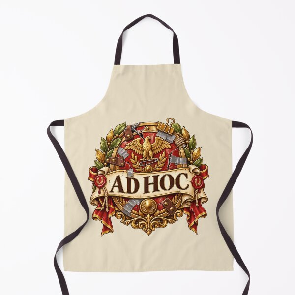 Item preview, Ad Hoc Latin Phrase – Classical Roman Emblem Vintage Academic Design designed and sold by MetaModel Editions.