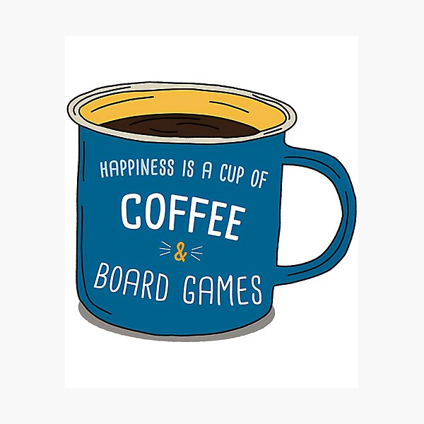 Item preview, Board Games  Coffee Is Happiness designed and sold by AmelindaSmith.