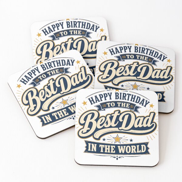 Item preview, Happy Birthday To The Best Dad In The World designed and sold by GoodPlaceToShop.
