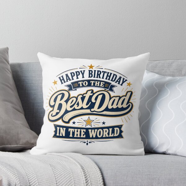 Item preview, Happy Birthday To The Best Dad In The World designed and sold by GoodPlaceToShop.