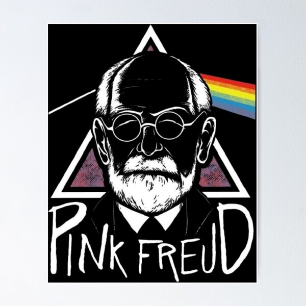 Item preview, Pink Freud - Dark Side of the Mind Funny Psychology designed and sold by louda02.