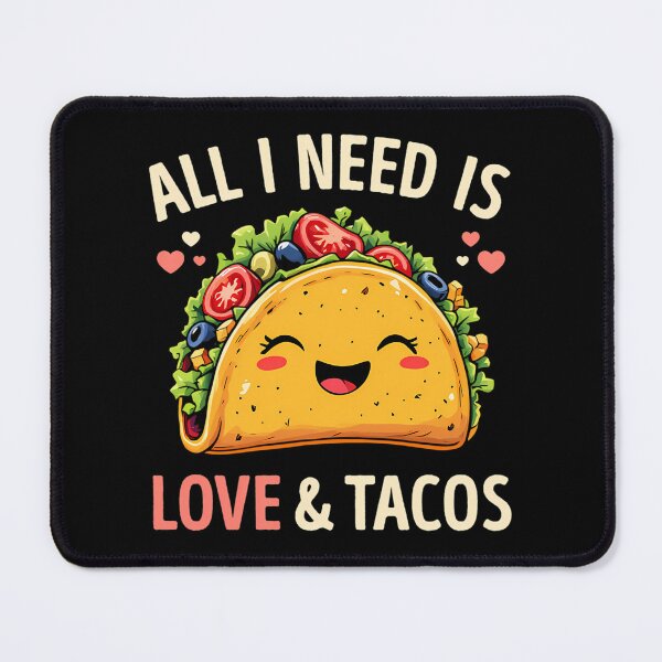 Item preview, All I Need Is Love And Tacos Funny Valentines Day designed and sold by kynlie-luker.