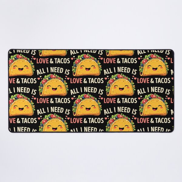 Item preview, All I Need Is Love And Tacos Funny Valentines Day designed and sold by kynlie-luker.