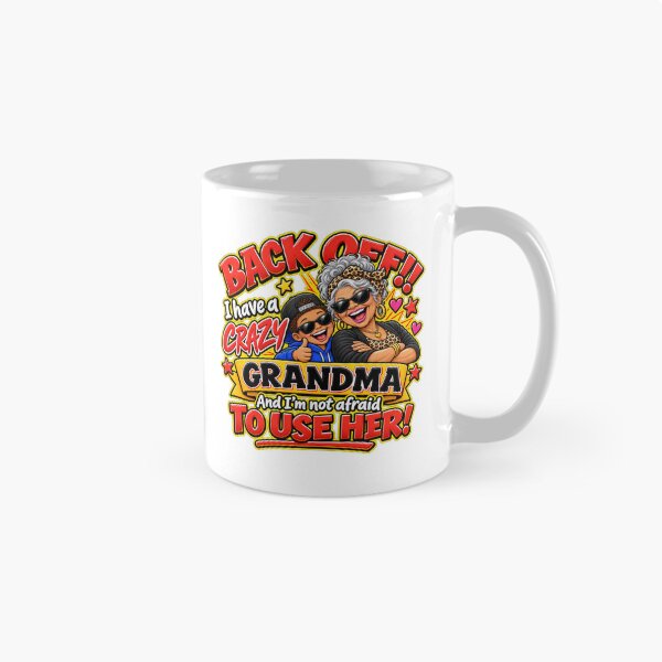 Item preview, Funny Crazy Grandma & Grandson Gift – Back Off Grandma designed and sold by mygiftideas.