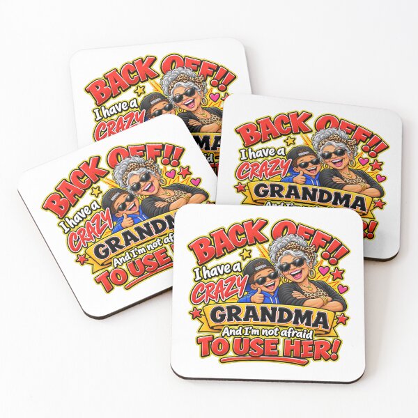 Item preview, Funny Crazy Grandma & Grandson Gift – Back Off Grandma designed and sold by mygiftideas.