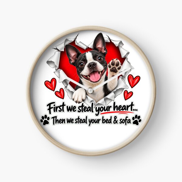Item preview, Funny Boston Terrier Dog Sofa Quote designed and sold by luu phong.