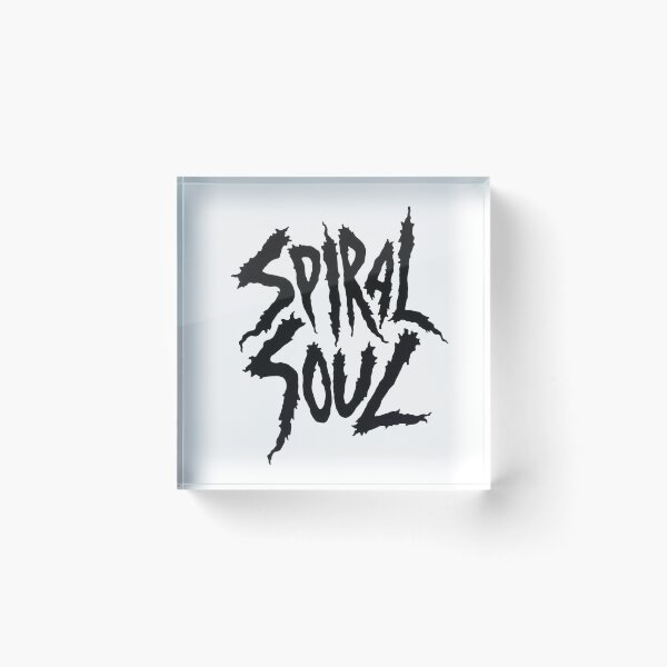 Item preview, Spiral Soul Hand Lettering Art - Bold Black Ink Typography designed and sold by Qubivibe.