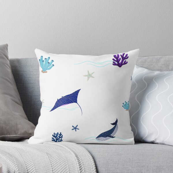 Item preview, Cute Ocean Animals Underwater Pattern designed and sold by Ceylo Art.