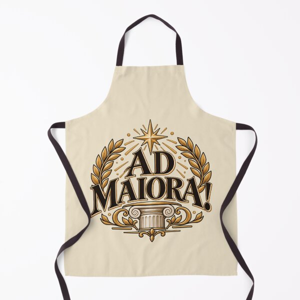Item preview, Ad Maiora Latin Quote – Inspirational Classical Roman Laurel Design designed and sold by MetaModel Editions.