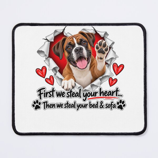 Item preview, Funny Boxer Dog Sofa Quote designed and sold by luu phong.