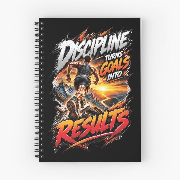 Item preview, Discipline Turns Goals Into Results | Running Motivation Athlete Design designed and sold by M. Mamdouh Artworks.