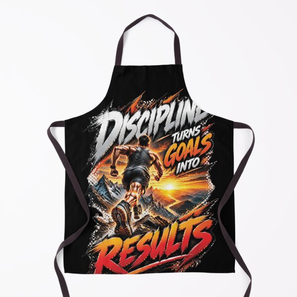Item preview, Discipline Turns Goals Into Results | Running Motivation Athlete Design designed and sold by M. Mamdouh Artworks.