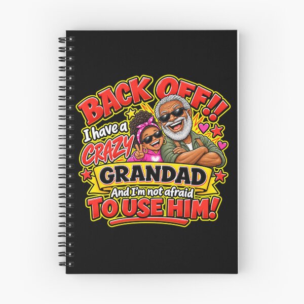 Item preview, Funny Crazy Grandad & Granddaughter Gift – Back Off Grandad designed and sold by mygiftideas.