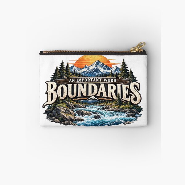 Item preview, Boundaries – Mountain Adventure Vintage Art designed and sold by JanChryzostom.