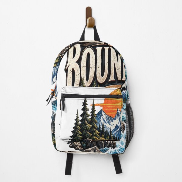 Item preview, Boundaries – Mountain Adventure Vintage Art designed and sold by JanChryzostom.