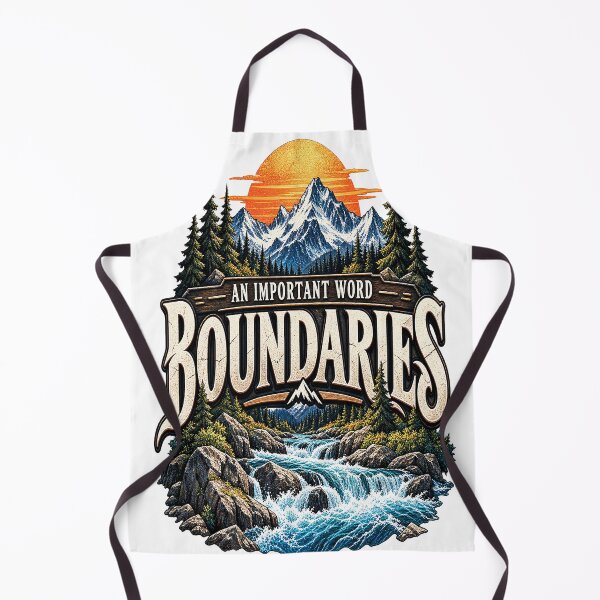 Item preview, Boundaries – Mountain Adventure Vintage Art designed and sold by JanChryzostom.