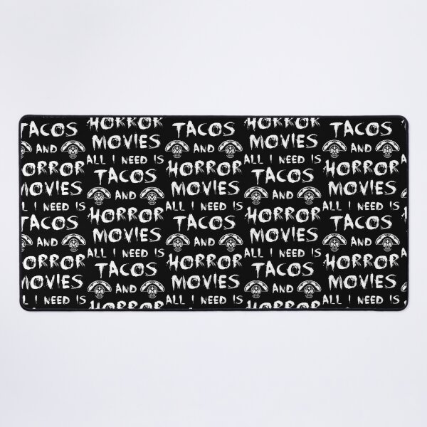 Item preview, All I Need Is Tacos And Horror Movies designed and sold by kynlie-luker.