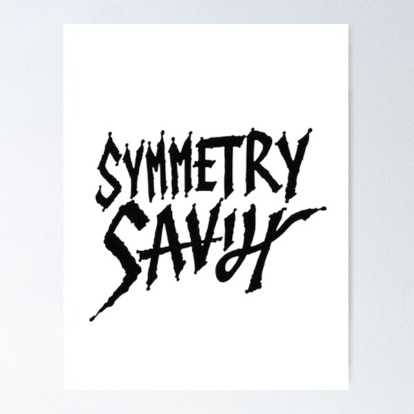Item preview, SYMMETRY SAVVY: Hand Lettering Tattoo Flash Style Design designed and sold by Qubivibe.