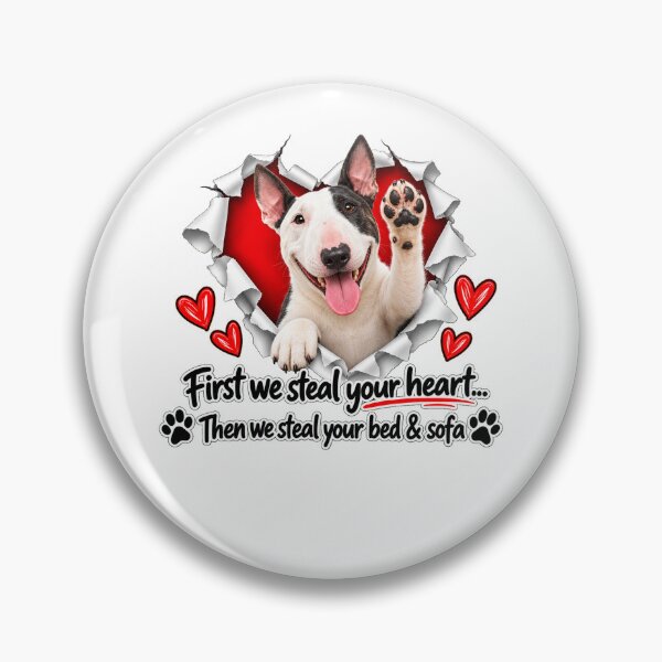 Item preview, Funny Bull Terrier Dog Sofa Quote designed and sold by luu phong.