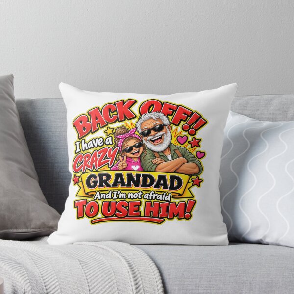 Item preview, Funny Crazy Grandad & Granddaughter Gift – Back Off Grandad designed and sold by mygiftideas.