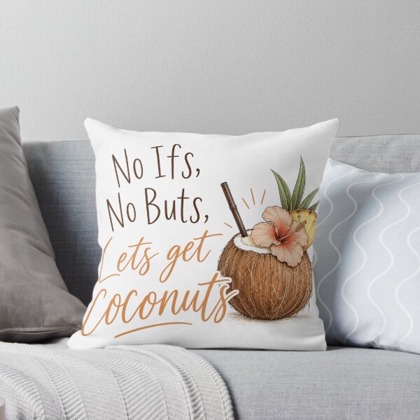 Item preview, No Ifs, No Buts, Let's Get Coconuts — Tropical Cocktail Print, Tropic of Tipsy designed and sold by IsleAmore.