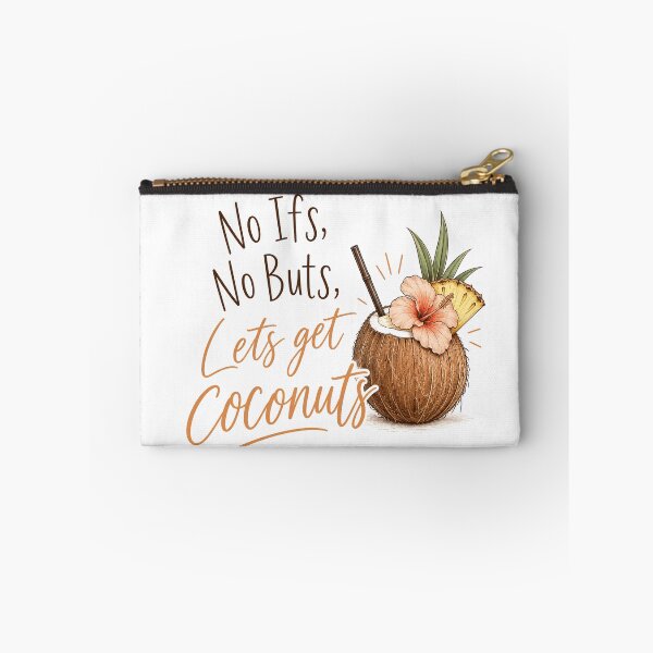 Item preview, No Ifs, No Buts, Let's Get Coconuts — Tropical Cocktail Print, Tropic of Tipsy designed and sold by IsleAmore.