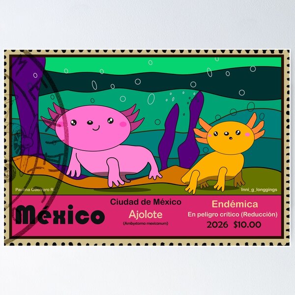 Item preview, Axolotl designed and sold by PaulinaGuerrero.