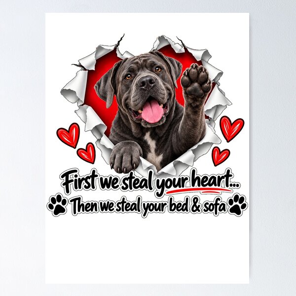 Item preview, Funny Cane Corso Dog Sofa Quote designed and sold by luu phong.