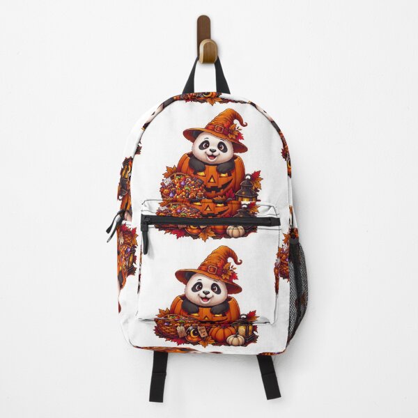 Item preview, Cute Spooky Panda Halloween Pumpkin Witch Hat designed and sold by EnginerdStudio.