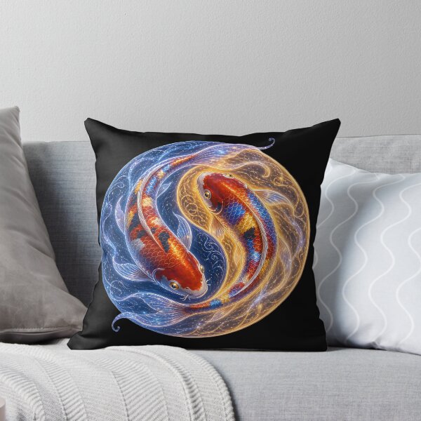 Item preview, FANTASY YIN YANG TWIN KOI FISH designed and sold by Little Red.
