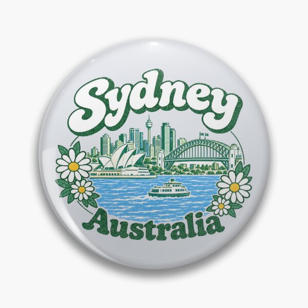 Item preview, Sydney Australia Cute Floral Skyline designed and sold by HowToCanadian.