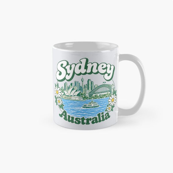 Item preview, Sydney Australia Cute Floral Skyline designed and sold by HowToCanadian.