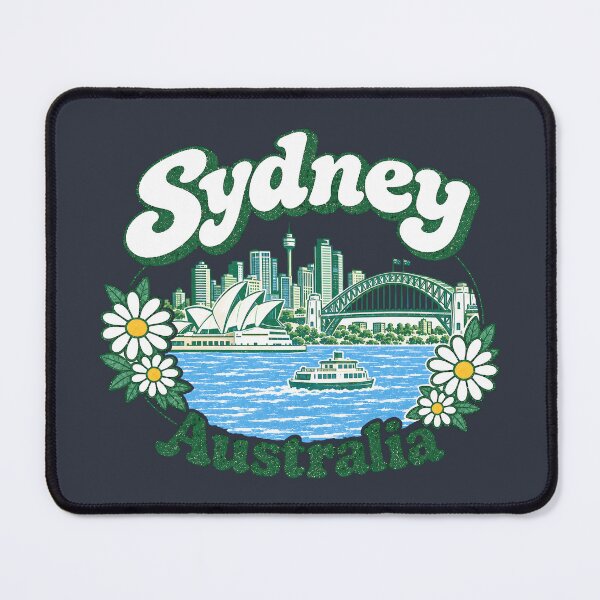 Item preview, Sydney Australia Cute Floral Skyline designed and sold by HowToCanadian.