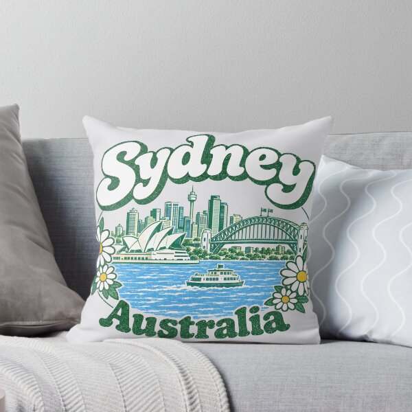 Item preview, Sydney Australia Cute Floral Skyline designed and sold by HowToCanadian.