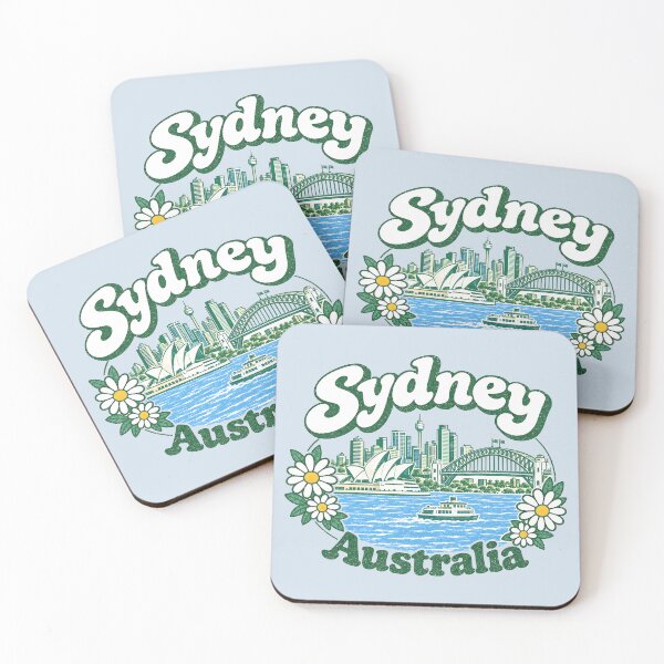 Item preview, Sydney Australia Cute Floral Skyline designed and sold by HowToCanadian.
