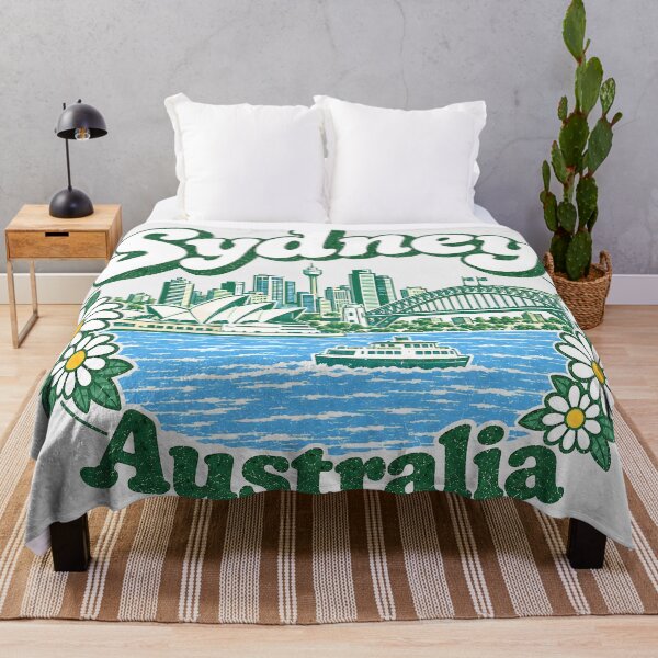 Item preview, Sydney Australia Cute Floral Skyline designed and sold by HowToCanadian.