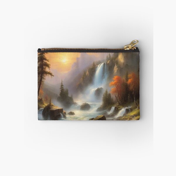 Item preview, Mountain Cascade | Sunset Waterfall Landscape designed and sold by Prachodayat Artworks.