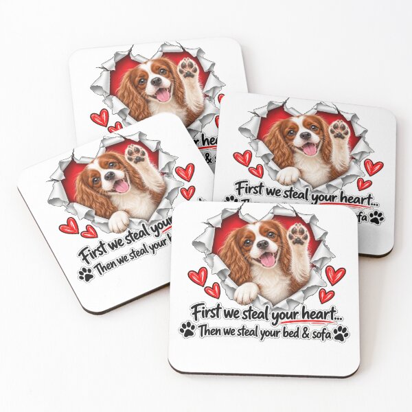 Item preview, Funny Cavalier King Charles Spaniel Dog Sofa Quote designed and sold by luu phong.