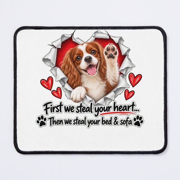 Item preview, Funny Cavalier King Charles Spaniel Dog Sofa Quote designed and sold by luu phong.