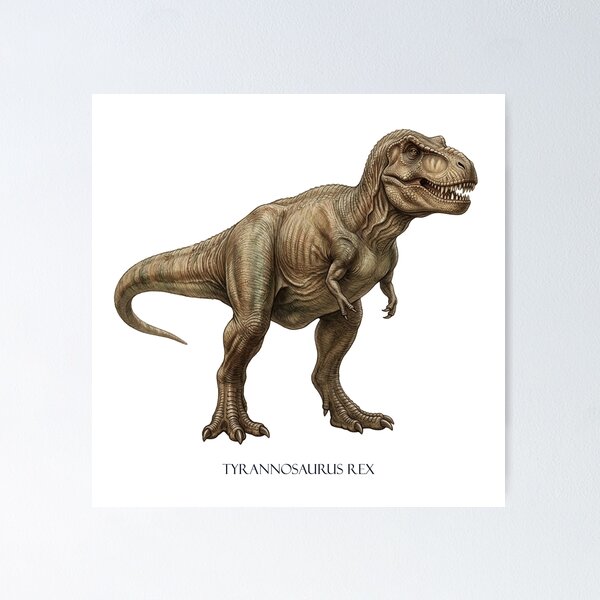 Item preview, Tyrannosaurus Rex: Apex Late Cretaceous Theropod Paleoart Fine Art Print designed and sold by FreiherrPK.