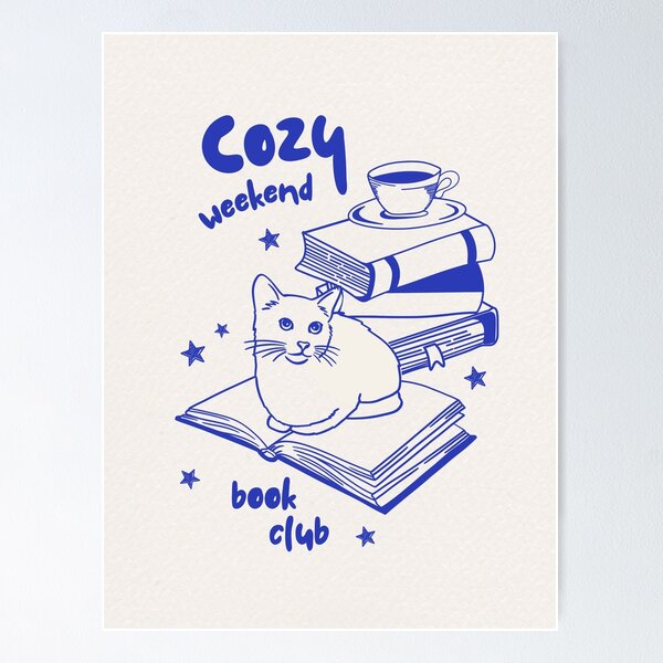 Item preview, Cozy Weekend Book Club designed and sold by MiaBellaGirl.