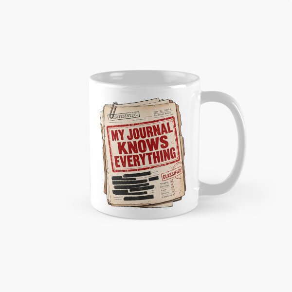 Item preview, My Journal Knows Everything – Classified designed and sold by IrinDesign.