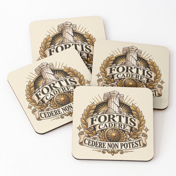 Item preview, Fortis Cadere Cedere Non Potest – Latin Strength Quote Roman Design designed and sold by MetaModel Editions.