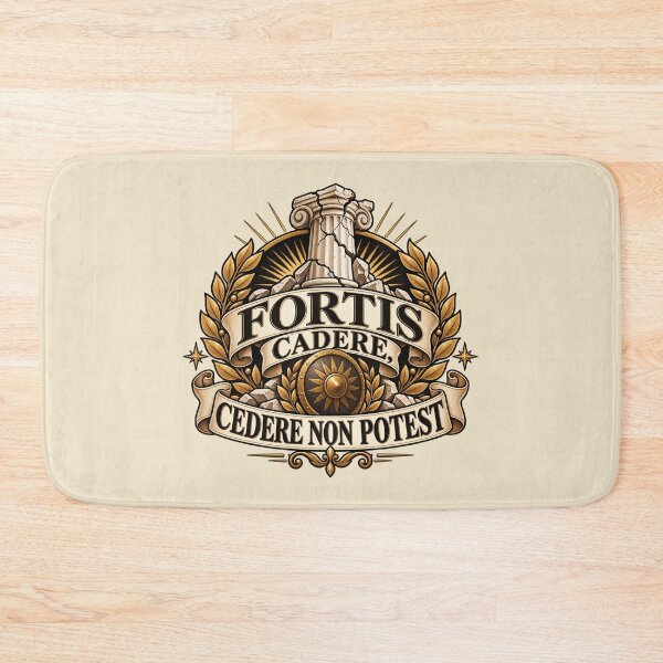 Item preview, Fortis Cadere Cedere Non Potest – Latin Strength Quote Roman Design designed and sold by MetaModel Editions.