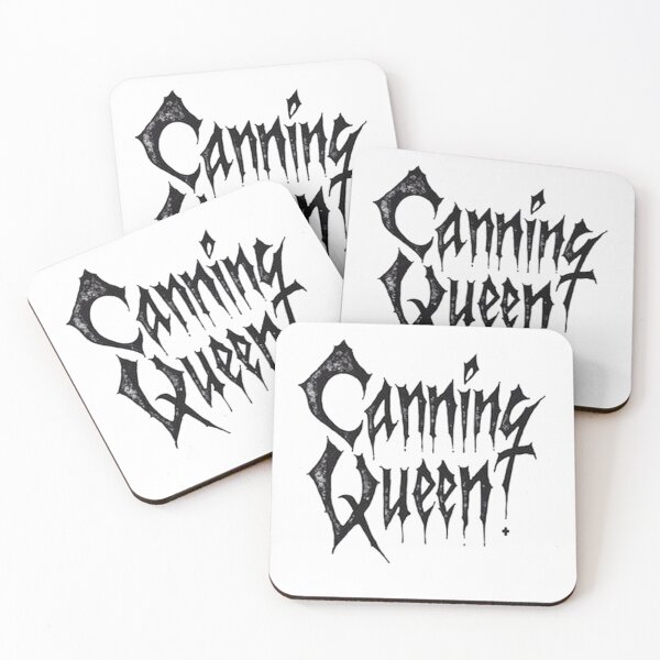 Item preview, Canning Queen - Bold Black Ink Typography Design designed and sold by Qubivibe.