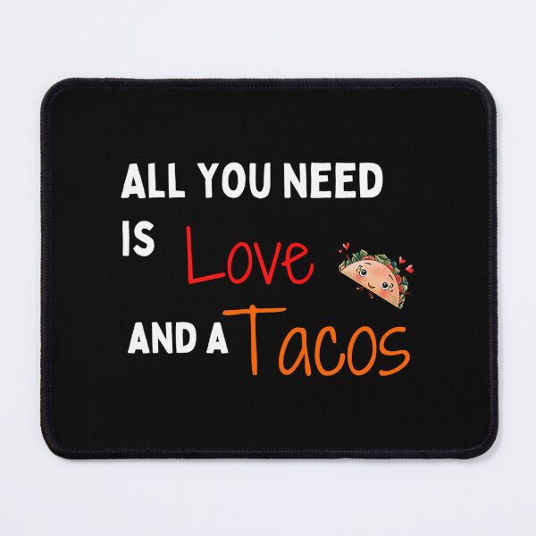 Item preview, Funny All I Need Love And Tacos With Hearts Quote All I Need Love And Tacos With Hearts Funny Vintage Cute Taco Funny Valentines Day For Couple designed and sold by kynlie-luker.