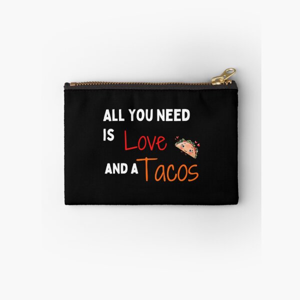 Item preview, Funny All I Need Love And Tacos With Hearts Quote All I Need Love And Tacos With Hearts Funny Vintage Cute Taco Funny Valentines Day For Couple designed and sold by kynlie-luker.